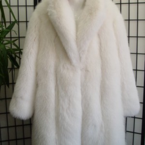 SUPER SALE *BRAND NEW WHITE FOX FUR COAT FOR MEN
