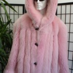 BRAND NEW PINK FOX FUR COAT FOR MEN OR WOMEN