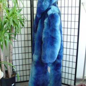 BRAND NEW BLUE FOX FUR COAT FOR WOMEN OR MEN