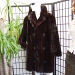 BRAND NEW DARK RANCH MINK FUR COAT FOR MEN