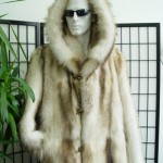 BRAND NEW POLAR BADGER FUR COAT FOR MEN