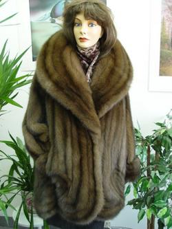 BRAND NEW CANADIAN SABLE FUR JACKET COAT WOMEN WOMAN SIZE ALL - Oliver Furs
