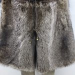 BRAND NEW NATURAL RACCOON DOUBLE SIDED FUR SHORT BOXER PANTS MEN MAN SIZE ALL