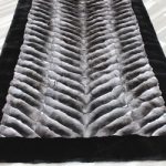 BRAND NEW RANCHED CHINCHILLA & SHEARED BEAVER FUR BLANKET THROW BED SOFA COVER