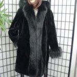 *BRAND NEW SH. BEAVER & FOX FUR COAT WOMEN