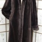 NEW SHEARED BEAVER FUR COAT FOR WOMEN