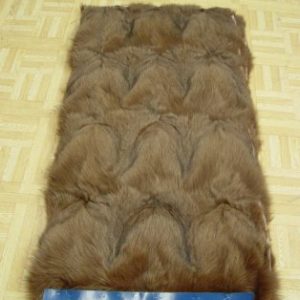Brand New Brown Fox Paw Section PLATE Blanket