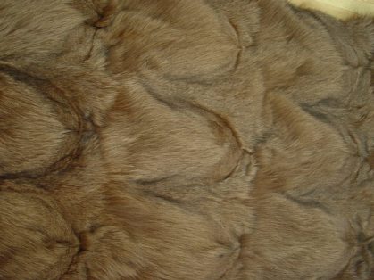 Brand New Brown Fox Paw Section PLATE Blanket