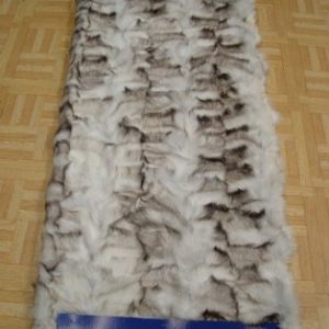 Brand New Fox Paw Section Fur PLATE Blanket
