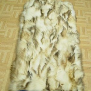 Brand New Fox Section Fur PLATE Blanket