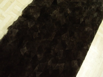 Brand New Sh. Beaver Section Fur PLATE Blanket