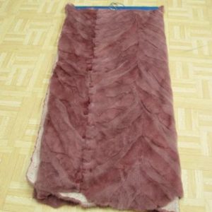 Brand New Purple Mink Paw Section PLATE Blanket