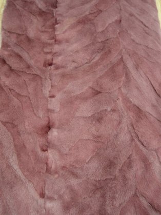 Brand New Purple Mink Paw Section PLATE Blanket