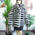 NEW CHINCHILLA FUR COAT JACKET WOMEN