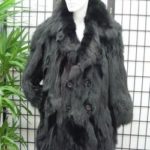 ~NEW BLACK COYOTE FUR FUR COAT JACKET MEN