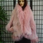 *BRAND NEW PINK FOX & MONGOLIAN FUR JACKET WOMEN