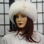 BRAND NEW WHITE FOX FUR HEADBAND FOR WOMEN