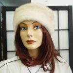 BRAND NEW BROWN CROSS MINK FUR HEADBAND FOR WOMEN