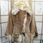 NEW SHEARED MINK WITH COYOTE FUR JACKET