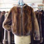 BRAND NEW DEMI BUFF MINK FUR JACKET WOMEN