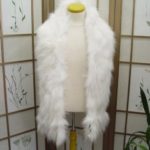 NEW TOP QUALITY WHITE FOX FUR SCARF WOMEN OR MEN