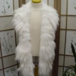 NEW TOP QUALITY WHITE FOX FUR SCARF FOR WOMEN