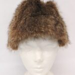 EXCELLENT NATURAL RACCOON RACOON FUR HAT WOMEN WOMAN SIZE ALL