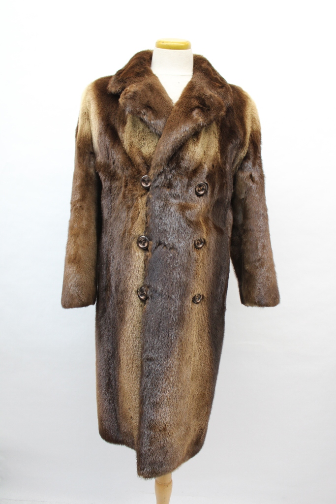 Men's Natural Otter Fur Coat