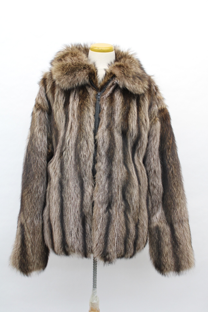 Vintage Mink Fur Bomber Jacket