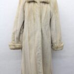 EXCELLENT SHEARED PEARL MINK FUR COAT JACKET WOMEN WOMAN SIZE 4-6 SMALL