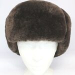 BRAND NEW BROWN SHEARED BEAVER FUR RUSSIAN STYLE HAT CAP MEN MAN WOMEN WOMAN