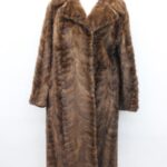 MINT CANADIAN DEMI BUFF MINK FUR COAT JACKET WOMEN WOMAN SIZE 6 SMALL