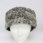 NEW REFURBISHED GRAY ASTRAKHAN PERSIAN LAMB FUR HEADBAND WOMEN WOMAN SIZE ALL