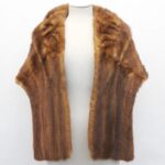 MINT CHINESE MINK FUR STOLE WRAP SCARF WOMEN WOMAN SIZE 17