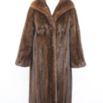 EXCELLENT CANADIAN MAHOGANY MINK FUR COAT JACKET WOMEN WOMAN SIZE 4 SMALL