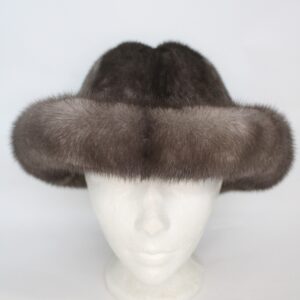 NEW REFURBISHED BLUE IRIS MINK FUR HAT CAP MEN MAN SIZE ALL