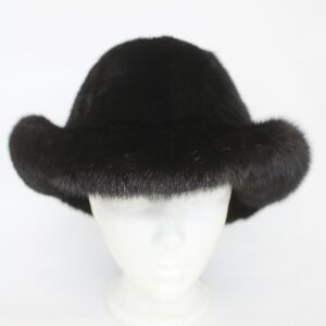 NEW REFURBISHED BLACK MINK FUR HAT MAN MAN SIZE ALL