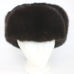 NEW REFURBISHED DARK RANCH DARK BROWN MINK FUR HAT W/ EAR FLATS MAN MAN SZ ALL