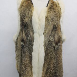 SCRAP ITEM: COYOTE & FOX FUR VEST SIZE N/A
