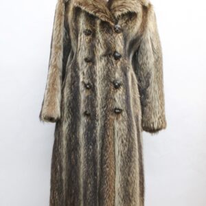 SCRAP ITEM: RACCOON FUR COAT SIZE N/A