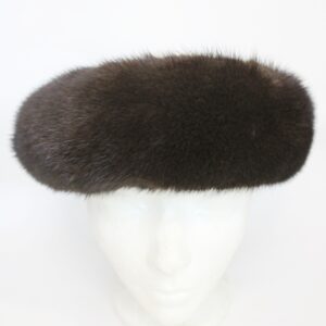 SHOWROOM NEW PASTEL MINK FUR HEADBAND HEAD WRAP WOMEN WOMAN SIZE 22.5" X 3"