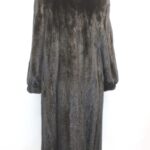EXCELLENT CANADIAN BLACK MINK FUR COAT JACKET WOMEN WOMAN SIZE 6-8 SMALL/MEDIUM