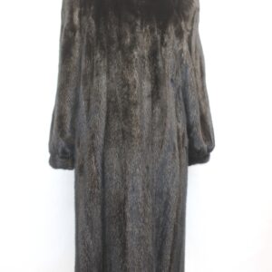 EXCELLENT CANADIAN BLACK MINK FUR COAT JACKET WOMEN WOMAN SIZE 6-8 SMALL/MEDIUM