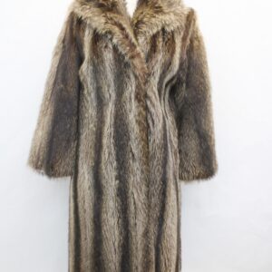 SCRAP ITEM: RACCOON RACOON FUR COAT JACKET WOMEN WOMAN SIZE N/A
