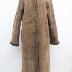 MINT FAUX FUR SHEEPSKIN SHEARLING COAT JACKET WOMEN WOMAN SIZE 4-6 SMALL