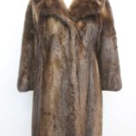 SCRAP ITEM: ARCTIC BEAVER FUR COAT JACKET WOMEN WOMAN SIZE N/A
