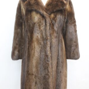 SCRAP ITEM: ARCTIC BEAVER FUR COAT JACKET WOMEN WOMAN SIZE N/A