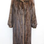 SCRAP ITEM: MAHOGANY MINK FUR COAT JACKET WOMEN WOMAN SIZE N/A