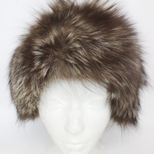 MINT NATURAL SILVER FUR HAT CAP WOMEN WOMAN SIZE ALL