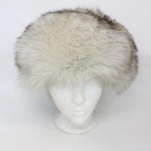 SCRAP ITEM: NORWEGIAN / BLUE FOX FUR HAT CAP WOMEN WOMAN SIZE N/A